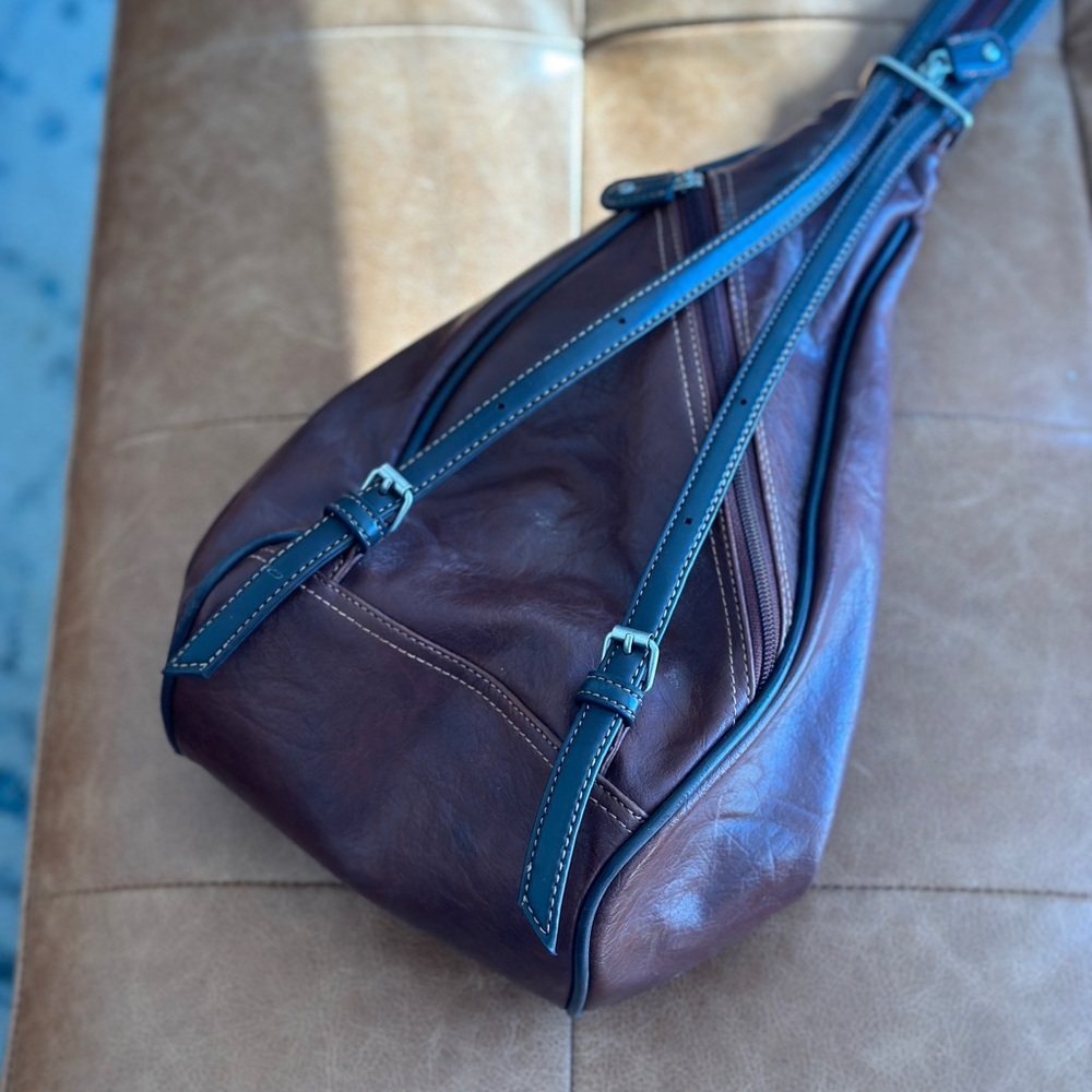 Mouflon Faux leather Backpack - tan/dark brown - Picture 6 of 11